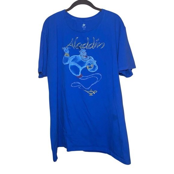 Disney Tops - 5/$25 Disney Aladdin Retro Vintage Genie T-Shirt 2XL Large Distressed